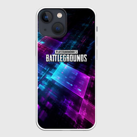 Чехол для iPhone 13 mini с принтом Pubg neon style 2019 в Тюмени,  |  | Тематика изображения на принте: action | battlegrounds | chiken | game | online | playerunknown’s | pubg | игры | курица | наемники | пабг | пубг | сковорода | солдаты | шутер