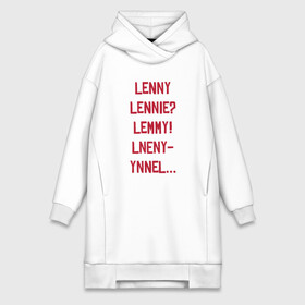 Платье-худи хлопок с принтом Lenny в Тюмени,  |  | Тематика изображения на принте: red dead redemption 2 | в баре | ленни | миссия | напились | прикол | рдр | рдр2 | шутка