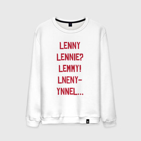 Мужской свитшот хлопок с принтом Lenny в Тюмени, 100% хлопок |  | Тематика изображения на принте: red dead redemption 2 | в баре | ленни | миссия | напились | прикол | рдр | рдр2 | шутка