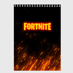 Скетчбук с принтом FORTNITE FIRE в Тюмени, 100% бумага
 | 48 листов, плотность листов — 100 г/м2, плотность картонной обложки — 250 г/м2. Листы скреплены сверху удобной пружинной спиралью | 2019 | armor | armour | cybersport | esport | fire | fortnite | game | llama | logo | броня | игра | киберспорт | лама | симулятор строительства | строительство | фиолетовый | фирменные цвета | фортнайт