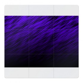 Магнитный плакат 3Х3 с принтом ШТРИХИ в Тюмени, Полимерный материал с магнитным слоем | 9 деталей размером 9*9 см | abstraction | color | line | stripes | texture | абстракция | линии | полосы | текстура | фиолетовый | штрихи