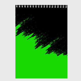 Скетчбук с принтом КРАСКА И НИЧЕГО ЛИШНЕГО! в Тюмени, 100% бумага
 | 48 листов, плотность листов — 100 г/м2, плотность картонной обложки — 250 г/м2. Листы скреплены сверху удобной пружинной спиралью | Тематика изображения на принте: color | dirty | green | texture | yellow.paints | брызги | брызги красок | желтый | зеленый | краски | текстура