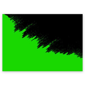 Поздравительная открытка с принтом КРАСКА И НИЧЕГО ЛИШНЕГО! в Тюмени, 100% бумага | плотность бумаги 280 г/м2, матовая, на обратной стороне линовка и место для марки
 | Тематика изображения на принте: color | dirty | green | texture | yellow.paints | брызги | брызги красок | желтый | зеленый | краски | текстура