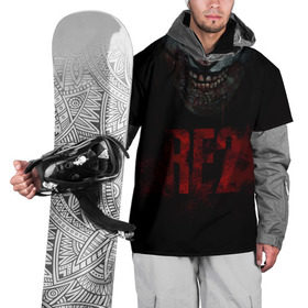 Накидка на куртку 3D с принтом Resident Evil 2 в Тюмени, 100% полиэстер |  | 2 | 2019 | dark | evil | game | horror | resident | zombie | зомби | зубы | игра | кровь | лого | обитель зла | ужас