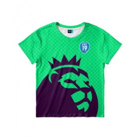 Детская футболка 3D с принтом FUT FIFA 2019 Barclays в Тюмени, 100% гипоаллергенный полиэфир | прямой крой, круглый вырез горловины, длина до линии бедер, чуть спущенное плечо, ткань немного тянется | champions league | fifa | game. easports | team | ultimate | лига | фифа | чемпионов