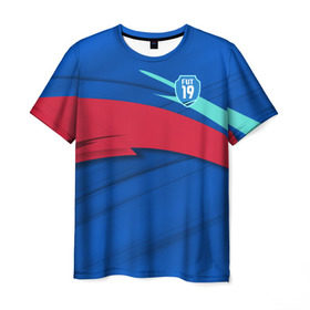 Мужская футболка 3D с принтом FUT FIFA 2019 Main в Тюмени, 100% полиэфир | прямой крой, круглый вырез горловины, длина до линии бедер | champions league | fifa | game. easports | team | ultimate | лига | фифа | чемпионов