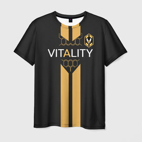 Мужская футболка 3D с принтом FUT FIFA Vitality team 2019 в Тюмени, 100% полиэфир | прямой крой, круглый вырез горловины, длина до линии бедер | champions league | fifa | game. easports | team | ultimate | лига | фифа | чемпионов