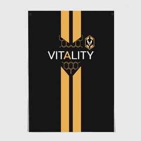 Постер с принтом FUT FIFA Vitality team 2019 в Тюмени, 100% бумага
 | бумага, плотность 150 мг. Матовая, но за счет высокого коэффициента гладкости имеет небольшой блеск и дает на свету блики, но в отличии от глянцевой бумаги не покрыта лаком | champions league | fifa | game. easports | team | ultimate | лига | фифа | чемпионов