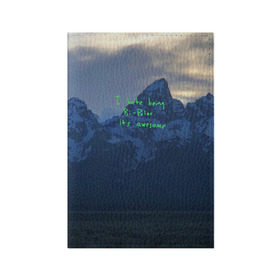 Обложка для паспорта матовая кожа с принтом Kanye West - I hate being bipolar в Тюмени, натуральная матовая кожа | размер 19,3 х 13,7 см; прозрачные пластиковые крепления | kanye | kanye west | yandhi | кани | кани вест | кани вэст | янди