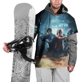 Накидка на куртку 3D с принтом Resident Evil 2 в Тюмени, 100% полиэстер |  | 2 | 2019 | resident evil | герои | игра | клер | клэр | леон | обитель зла | пистолеты | постер | ремейк