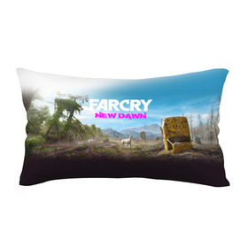 Подушка 3D антистресс с принтом FAR CRY NEW DAWN в Тюмени, наволочка — 100% полиэстер, наполнитель — вспененный полистирол | состоит из подушки и наволочки на молнии | action | far cry | far cry new dawn | game | gamer | montana | player | shooter | usa | врата эдема | знак | игра | культ | секта | символ | символика | шутер | эдем