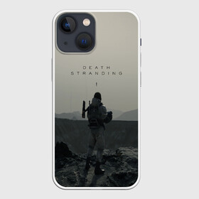 Чехол для iPhone 13 mini с принтом Death Stranding в Тюмени,  |  | bridges | death stranding | game | hideo kojima | kojima productions | man | norman reedus | scar | sony interactive entertainment | suit | tie | игры | кодзима