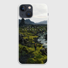 Чехол для iPhone 13 mini с принтом Death Stranding в Тюмени,  |  | bridges | death stranding | game | hideo kojima | kojima productions | man | norman reedus | scar | sony interactive entertainment | suit | tie | игры | кодзима