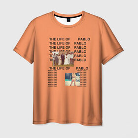 Мужская футболка 3D с принтом Kanye West PABLO в Тюмени, 100% полиэфир | прямой крой, круглый вырез горловины, длина до линии бедер | kanye | kanye west | yandhi | кани | кани вест | кани вэст | янди