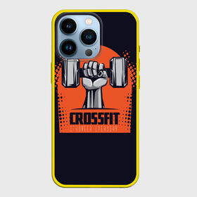 Чехол для iPhone 13 Pro с принтом Crossfit в Тюмени,  |  | Тематика изображения на принте: мода | мотивация | настроения | позитив | прикол | пятна | тренд | яркие