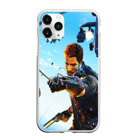 Чехол для iPhone 11 Pro матовый с принтом JustCause в Тюмени, Силикон |  | Тематика изображения на принте: action | cause | enix | just | just cause 4 | mafia | игры | мафия | рико | тропики