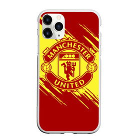 Чехол для iPhone 11 Pro матовый с принтом Манчестер Юнайтед в Тюмени, Силикон |  | manchester | manchester united | mufc | red devils | клубная | красные дьяволы | манчестер | манчестер юнайтед | фанатская | футбольная | футбольный клуб | юнайтед