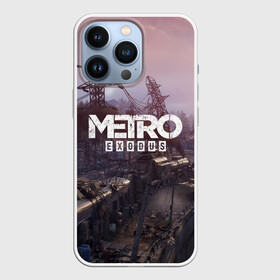 Чехол для iPhone 13 Pro с принтом Metro Exodus в Тюмени,  |  | 2019 | 2033 | exodus | game | logo | metro | апокалипсис | вышки | игра | исход | лого | локация | метро | пейзаж | скриншот | сталкер