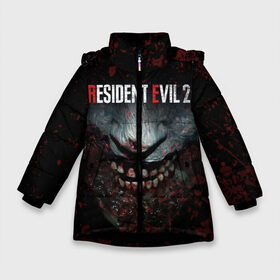 Зимняя куртка для девочек 3D с принтом Resident Evil 2 Remake в Тюмени, ткань верха — 100% полиэстер; подклад — 100% полиэстер, утеплитель — 100% полиэстер. | длина ниже бедра, удлиненная спинка, воротник стойка и отстегивающийся капюшон. Есть боковые карманы с листочкой на кнопках, утяжки по низу изделия и внутренний карман на молнии. 

Предусмотрены светоотражающий принт на спинке, радужный светоотражающий элемент на пуллере молнии и на резинке для утяжки. | 2019 | biohazard | blood | corporation | corps | evil | horror | remake | resident | survival | umbrella | zombie | амбрелла | выживание | зла | зомби | корпорация | кровь | обитель | ремейк | ужасы