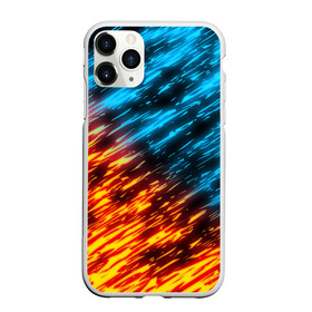 Чехол для iPhone 11 Pro матовый с принтом БИТВА СТИХИЙ в Тюмени, Силикон |  | blue | bright | fire | heat | ice | light | orange | wildfire | битва огней | битва стихий | искры | огненный | огонь | оранжевый | пламя | пожар