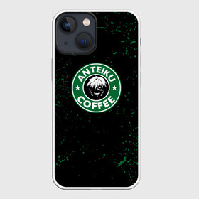 Чехол для iPhone 13 mini с принтом Anteiku coffee sturbucks в Тюмени,  |  | anime | tokyo ghoul | аниме | анимэ | гули | канеки кен | кузен йошимура | наки | нишики нишио | ренджи йомо | ризе камиширо | токийский гуль | тоука киришима | ута | хинами фуэгучи | шуу цукияма