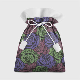 Подарочный 3D мешок с принтом Розы Лил Пипа в Тюмени, 100% полиэстер | Размер: 29*39 см | gus ahr | lil | lil peep | peep | runaway | лилпип | реп | розы | рэп | узор | хип хоп | эмо