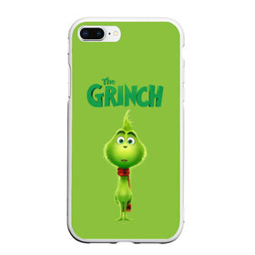 Чехол для iPhone 7Plus/8 Plus матовый с принтом The Grinch в Тюмени, Силикон | Область печати: задняя сторона чехла, без боковых панелей | grinch | гринч | новый год | рождество
