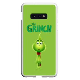 Чехол для Samsung S10E с принтом The Grinch в Тюмени, Силикон | Область печати: задняя сторона чехла, без боковых панелей | Тематика изображения на принте: grinch | гринч | новый год | рождество