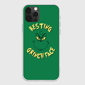 Чехол для iPhone 12 Pro Max с принтом Resting Grinch Face в Тюмени, Силикон |  | Тематика изображения на принте: grinch | гринч | новый год | рождество