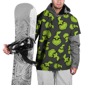 Накидка на куртку 3D с принтом The Grinch в Тюмени, 100% полиэстер |  | Тематика изображения на принте: grinch | гринч | новый год | рождество