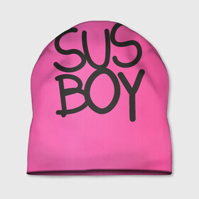 Шапка 3D с принтом Susboy в Тюмени, 100% полиэстер | универсальный размер, печать по всей поверхности изделия | baby | cry | lil peep | lil peep cry baby | pink | susboy | камуфляж | лил | лилпип | пип | розовый | розовый камуфляж