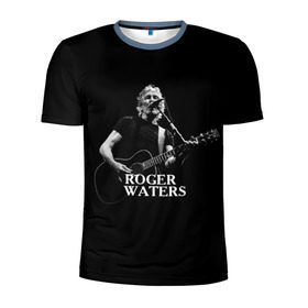 Мужская футболка 3D спортивная с принтом Roger Waters, Pink Floyd в Тюмени, 100% полиэстер с улучшенными характеристиками | приталенный силуэт, круглая горловина, широкие плечи, сужается к линии бедра | roger waters | джордж уотерс | композитор | певец | поэт