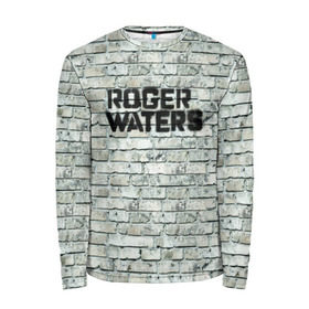 Мужской лонгслив 3D с принтом Roger Waters. The Wall в Тюмени, 100% полиэстер | длинные рукава, круглый вырез горловины, полуприлегающий силуэт | pink floyd | roger waters | джордж уотерс | композитор | певец | поэт