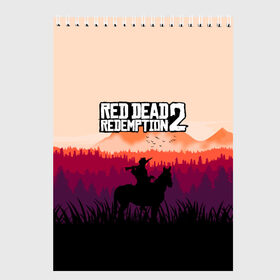 Скетчбук с принтом Red Dead Redemption в Тюмени, 100% бумага
 | 48 листов, плотность листов — 100 г/м2, плотность картонной обложки — 250 г/м2. Листы скреплены сверху удобной пружинной спиралью | dead | gamer | john | marston | rdr | red | redemption | rockstar | shooter | western | вестерн | джон | марстон | шутер