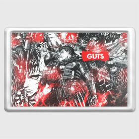 Магнит 45*70 с принтом Guts в Тюмени, Пластик | Размер: 78*52 мм; Размер печати: 70*45 | anime | berserk | guts | аниме | берсерк | гатс