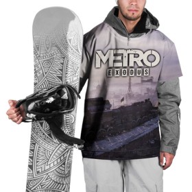 Накидка на куртку 3D с принтом Metro Exodus в Тюмени, 100% полиэстер |  | exodus | horror | metro | survival | исход | метро | мутация | оружия | стелс | шутер | экшен