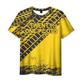 Мужская футболка 3D с принтом Twenty One Pilots в Тюмени, 100% полиэфир | прямой крой, круглый вырез горловины, длина до линии бедер | heathens | one | pilots | twenty | джош дан | инди | ник томас | поп | рэп | тайлер джозеф | хип хоп | электропоп