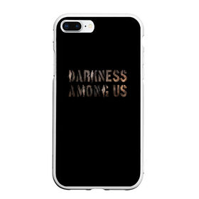 Чехол для iPhone 7Plus/8 Plus матовый с принтом DBD Darkness among us в Тюмени, Силикон | Область печати: задняя сторона чехла, без боковых панелей | Тематика изображения на принте: among | darkness | daylight | dbd | dead | deadbydaylight | horror | killer | survival | us | выживание | к | мертвы | рассвету | ужас