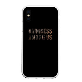 Чехол для iPhone XS Max матовый с принтом DBD Darkness among us в Тюмени, Силикон | Область печати: задняя сторона чехла, без боковых панелей | Тематика изображения на принте: among | darkness | daylight | dbd | dead | deadbydaylight | horror | killer | survival | us | выживание | к | мертвы | рассвету | ужас