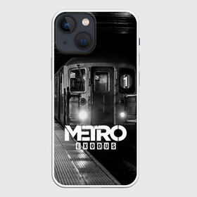 Чехол для iPhone 13 mini с принтом METRO в Тюмени,  |  | ak47 | metro 2033 | metro exodus | апокалипсис | артем | глуховский | дорога | маски | ночь | оружие | поезд | противогаз | сталкеры