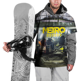 Накидка на куртку 3D с принтом METRO EXODUS в Тюмени, 100% полиэстер |  | ak47 | metro 2033 | metro exodus | апокалипсис | артем | глуховский | дорога | маски | ночь | оружие | поезд | противогаз | сталкеры