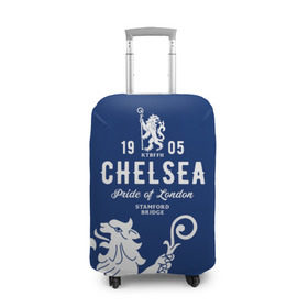 Чехол для чемодана 3D с принтом Челси в Тюмени, 86% полиэфир, 14% спандекс | двустороннее нанесение принта, прорези для ручек и колес | blue is | chelsea | chelsea fc | ktbffh | the blues | апл | аристократы | клубная | лондон | пенсионеры | синие | фанатская | футбол | футбольная | футбольный клуб | футбольный клуб челси | челси
