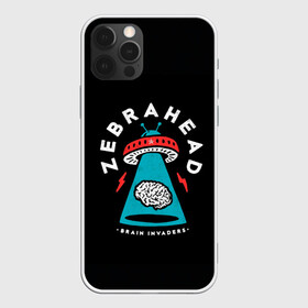 Чехол для iPhone 12 Pro с принтом Zebrahead - Brain Invaders в Тюмени, силикон | область печати: задняя сторона чехла, без боковых панелей | album | brain | core | invaders | mind | rapcore | rock | ufo | zebrahead | альбом | зебрахед | мозг