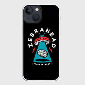 Чехол для iPhone 13 mini с принтом Zebrahead   Brain Invaders в Тюмени,  |  | album | brain | core | invaders | mind | rapcore | rock | ufo | zebrahead | альбом | зебрахед | мозг
