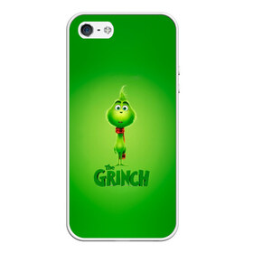 Чехол для iPhone 5/5S матовый с принтом Dr Seuss The Grinch в Тюмени, Силикон | Область печати: задняя сторона чехла, без боковых панелей | Тематика изображения на принте: benedict | christmas | cumberbatch | grinch | max | whoville | winter | бенедикт | год | гринч | зима | камбербэтч | ктоград | макс | новый | рождество | снег | снежинки