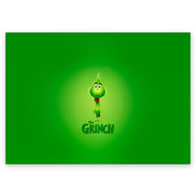 Поздравительная открытка с принтом Dr. Seuss The Grinch в Тюмени, 100% бумага | плотность бумаги 280 г/м2, матовая, на обратной стороне линовка и место для марки
 | benedict | christmas | cumberbatch | grinch | max | whoville | winter | бенедикт | год | гринч | зима | камбербэтч | ктоград | макс | новый | рождество | снег | снежинки