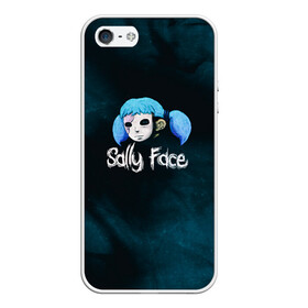 Чехол для iPhone 5/5S матовый с принтом Sally Face в Тюмени, Силикон | Область печати: задняя сторона чехла, без боковых панелей | sally face | гизмо | девид | девочка | игра | лари | ларри | мальчик | маска | мрачная | на лице | пых | с протезом | сал | сали | салли | салли фейс | фейс | фэйс | эддисон | эшли