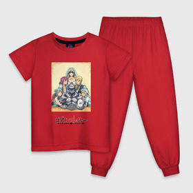 Детская пижама хлопок с принтом Goblin Slayer Убица Гоблинов в Тюмени, 100% хлопок |  брюки и футболка прямого кроя, без карманов, на брюках мягкая резинка на поясе и по низу штанин
 | 