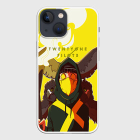 Чехол для iPhone 13 mini с принтом Twenty one pilots в Тюмени,  |  | Тематика изображения на принте: 21 pilots | josh dun | jumpsuit | music | rock | twenty one pilots | tyler joseph | джош дан | музыка | рок | тайлер джозеф