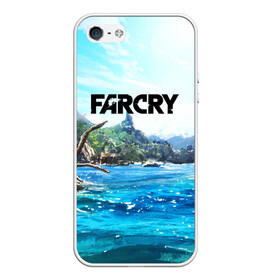 Чехол для iPhone 5/5S матовый с принтом FARCRY в Тюмени, Силикон | Область печати: задняя сторона чехла, без боковых панелей | far cry | far cry 5 | far cry new dawn | farcry | fc 5 | fc5 | game | new dawn | игры | постапокалипсис | фар край | фар край 5